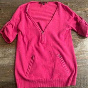 BCBGMaxazria hot pink sweater - size XS